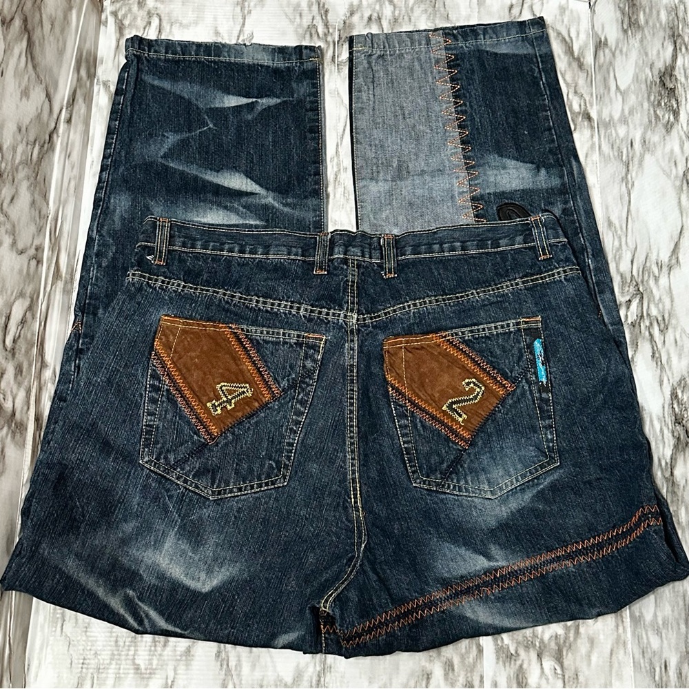 Enyce Relaxed Blue Jeans with Classic Denim Sk8r Streetwear Grunge Y2K 90s Baggy